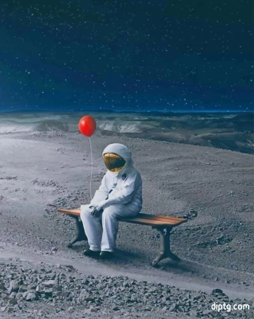 Lonely Man In Space Painting By Numbers Kits.jpg