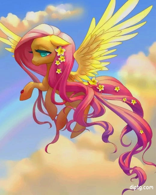 Pony With Wings Painting By Numbers Kits.jpg