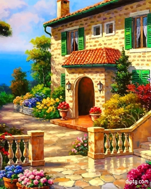 House Garden Painting By Numbers Kits.jpg
