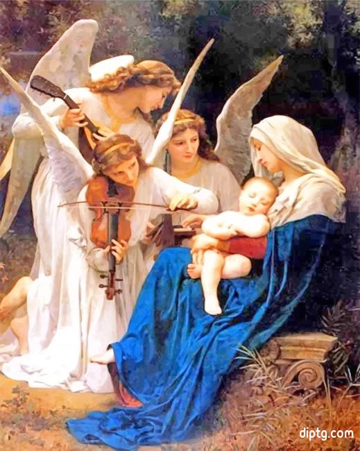 Song Of The Angels Painting By Numbers Kits.jpg