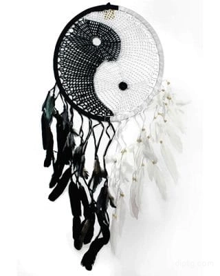 Black And White Dream Catchers Painting By Numbers Kits.jpg