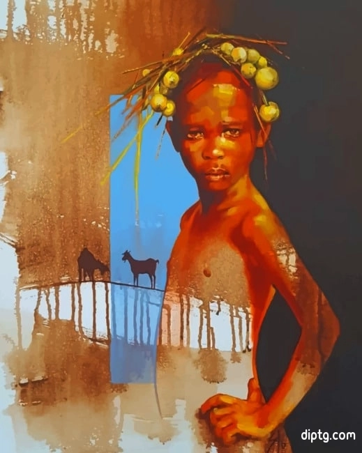 African Girl Painting By Numbers Kits.jpg