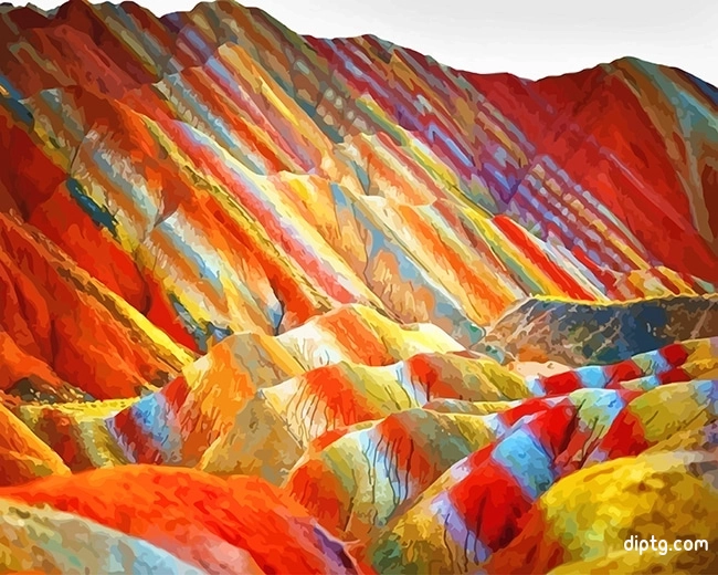 China Rainbow Mountains Painting By Numbers Kits.jpg