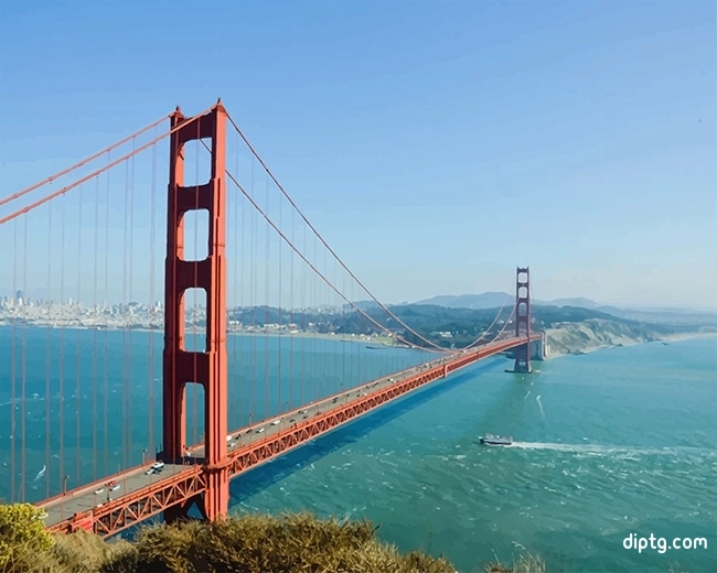 Golden Gate Bridge San Fransisco Painting By Numbers Kits.jpg