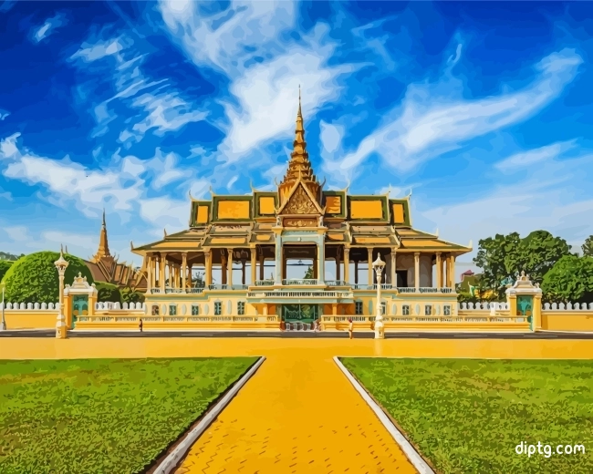 Royal Palace Cambodia Painting By Numbers Kits.jpg