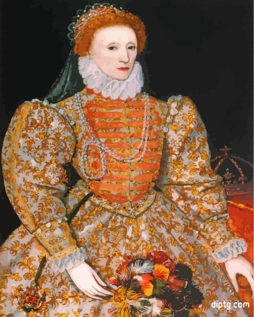Elizabeth Queen Painting By Numbers Kits.jpg