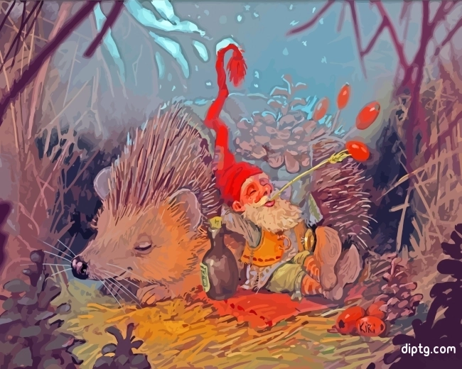 Fantasy Gnome Painting By Numbers Kits.jpg