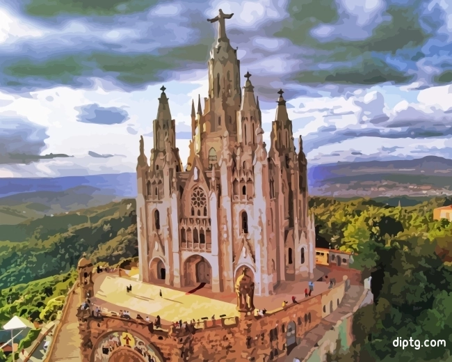 La Sagrada Familia Basilica Painting By Numbers Kits.jpg