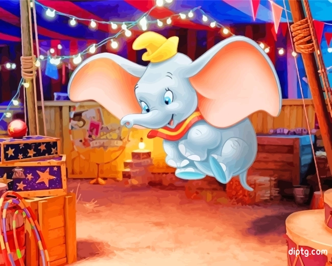 Disney Dumbo Circus Painting By Numbers Kits.jpg