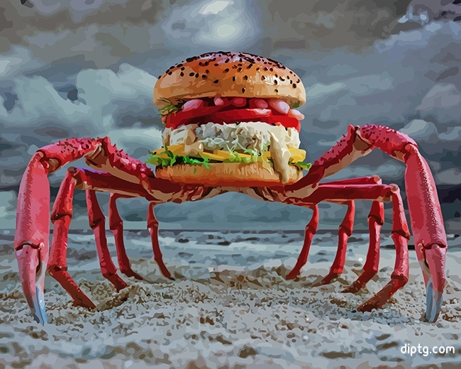 Crab Burger Painting By Numbers Kits.jpg