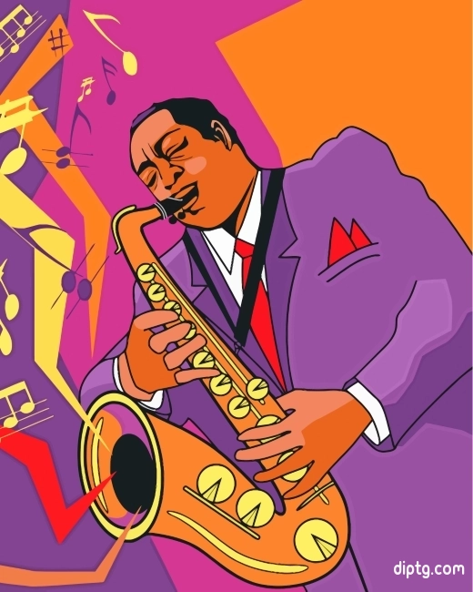 Jazz Musician Art Painting By Numbers Kits.jpg