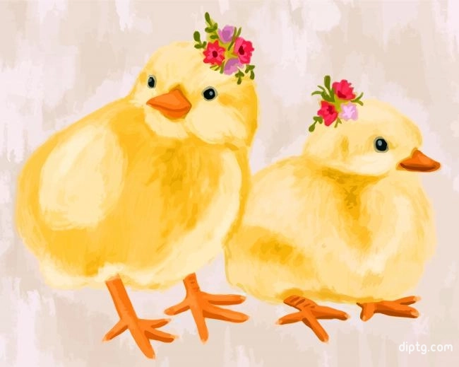 Baby Chicks Painting By Numbers Kits.jpg
