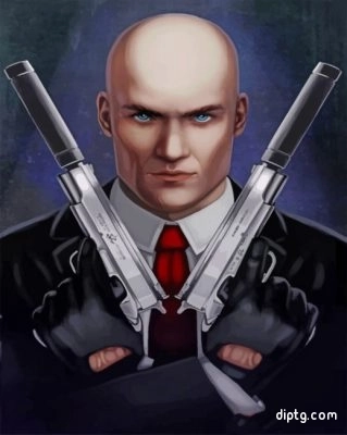 Hitman Illustration Painting By Numbers Kits.jpg