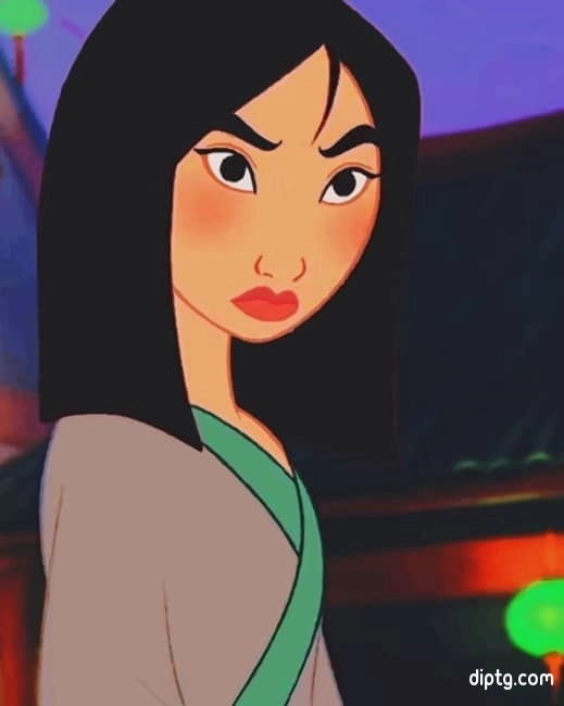 Princess Mulan Painting By Numbers Kits.jpg