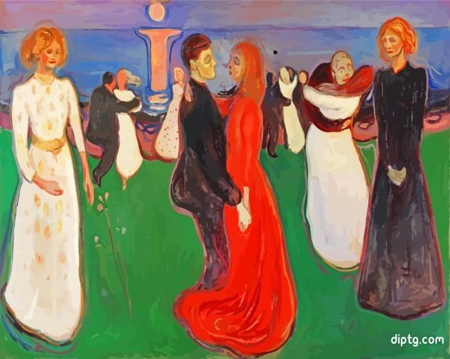 Edvard Munch The Dance Of Life Painting By Numbers Kits.jpg