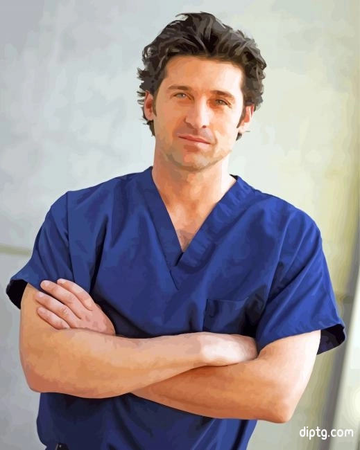 The Actor Patrick Dempsey Painting By Numbers Kits.jpg