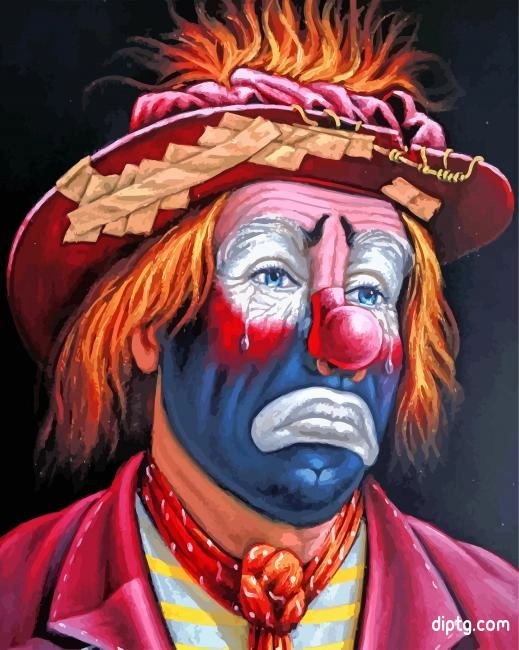 Hobo Clown Painting By Numbers Kits.jpg