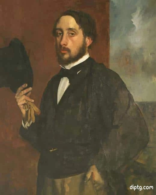 Self Portrait Of Edgar Degas Painting By Numbers Kits.jpg