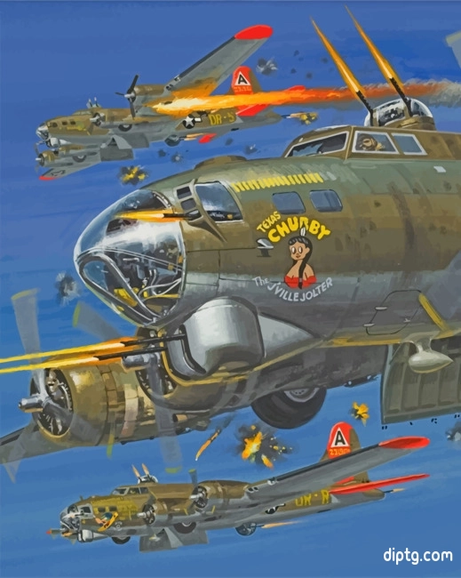 Flying Fortress Painting By Numbers Kits.jpg