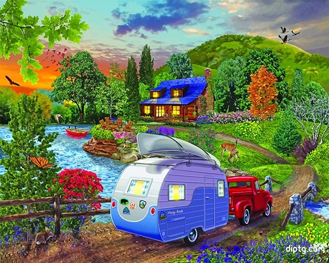 Peaceful Land Painting By Numbers Kits.jpg