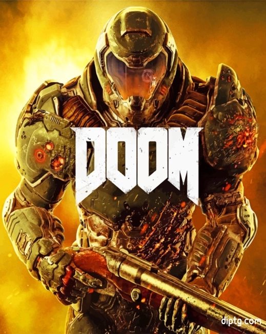 Doom Eternal Illustration Painting By Numbers Kits.jpg