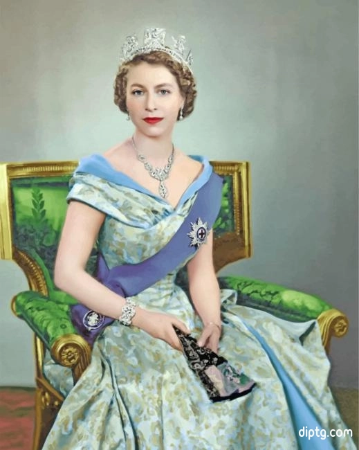 Beautiful Queen Elizabeth Painting By Numbers Kits.jpg
