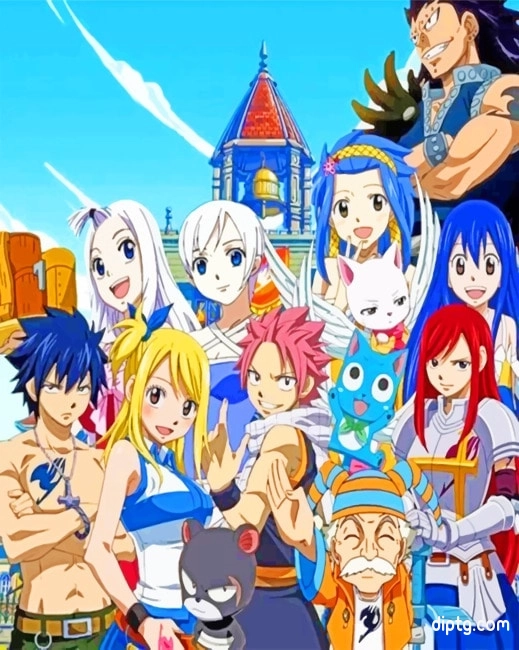 Fairy Tail Anime Painting By Numbers Kits.jpg