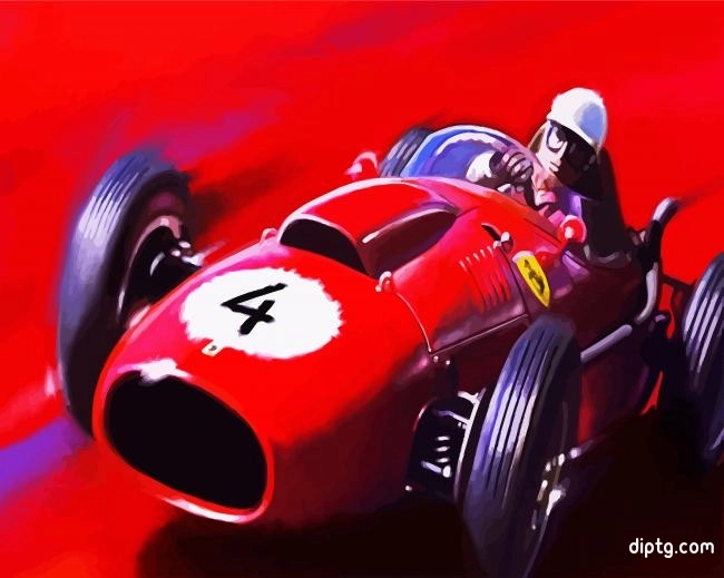 Ferrari Car Racing Painting By Numbers Kits.jpg