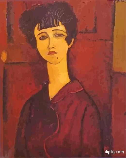 Girl Portrait Amedeo Modigliani Painting By Numbers Kits.jpg