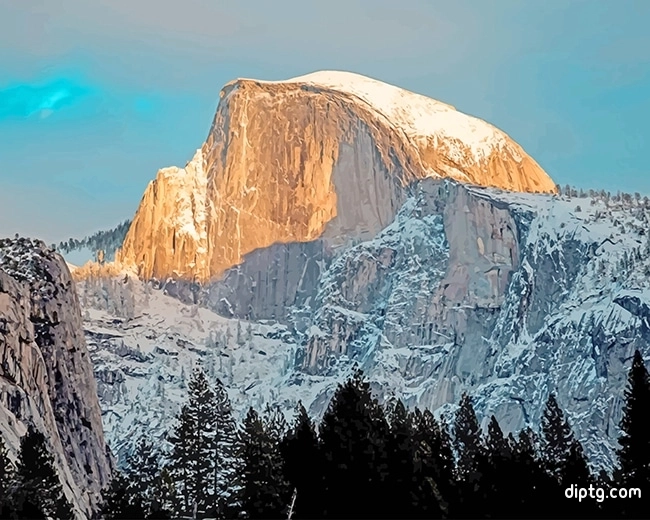 Mountain Yosemite Valley Painting By Numbers Kits.jpg