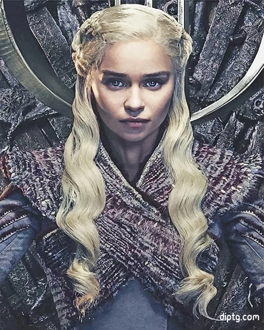 Daenerys Targaryen Game Of Thrones Painting By Numbers Kits.jpg