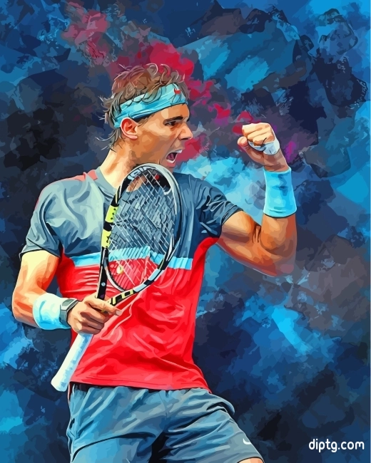 Tennis Player Rafael Nadal Painting By Numbers Kits.jpg