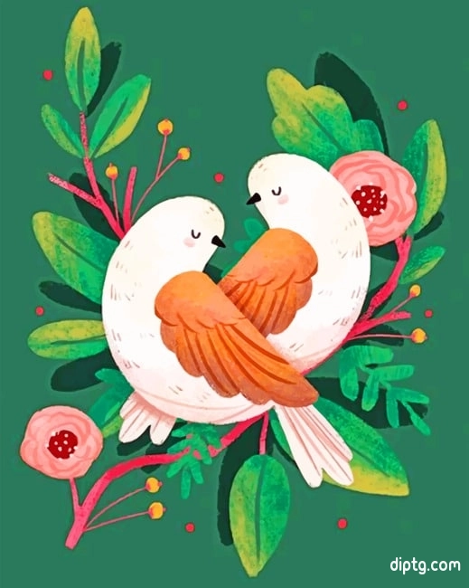 White Birds Painting By Numbers Kits.jpg