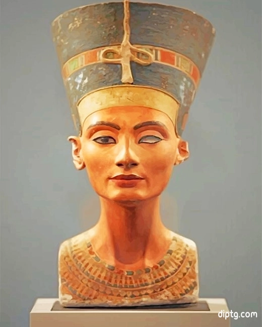 The Egyptian Queen Nefertiti Painting By Numbers Kits.jpg