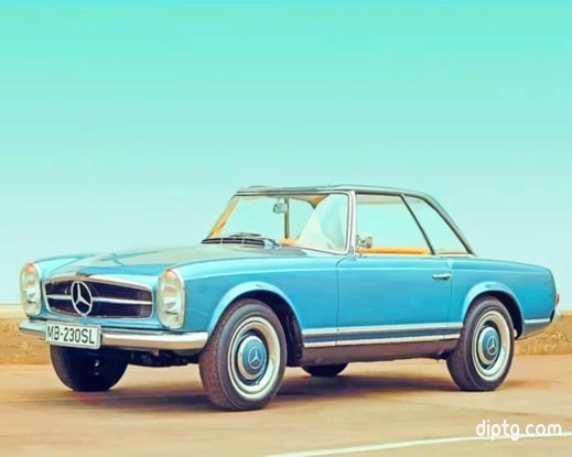 Mercedes Benz Classic Car Painting By Numbers Kits.jpg