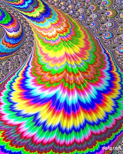 Rainbow Psychedelic Art Painting By Numbers Kits.jpg