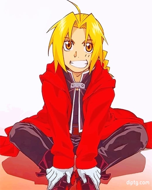 Edward Elric Fullmetal Alchemist Painting By Numbers Kits.jpg