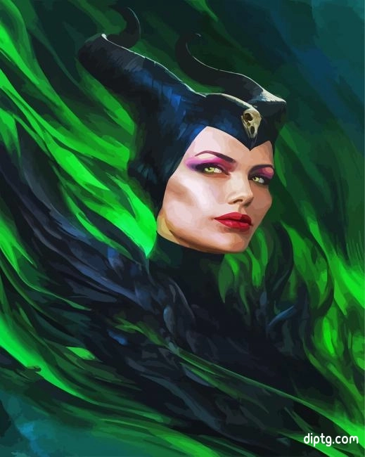 Maleficent Villain Painting By Numbers Kits.jpg
