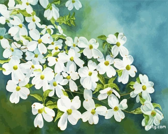 Blooming Dogwood Painting By Numbers Kits.jpg