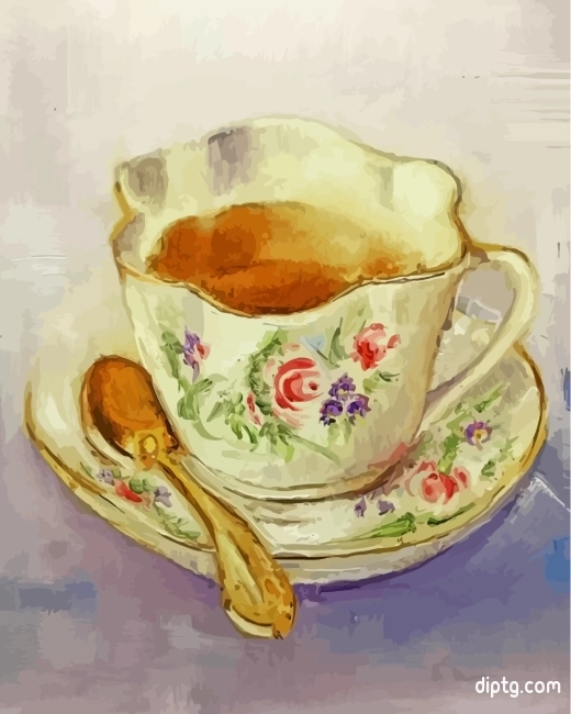 Vintage Coffee Cup Painting By Numbers Kits.jpg