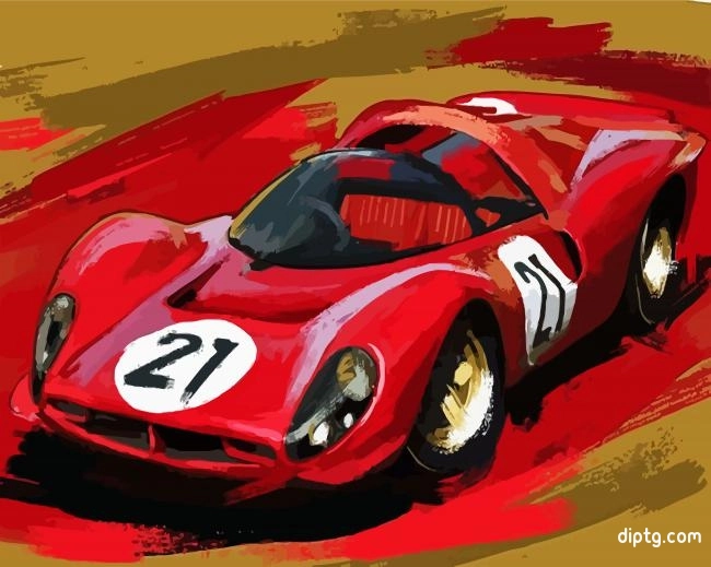 Ferrari Race Car Painting By Numbers Kits.jpg