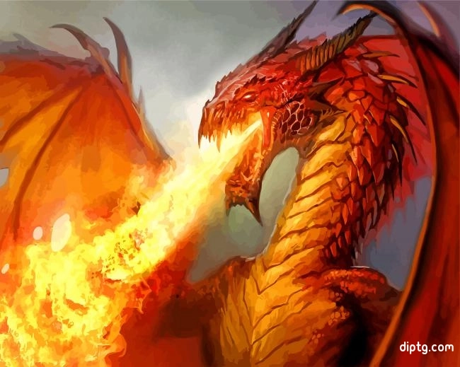 Red Dragon Painting By Numbers Kits.jpg