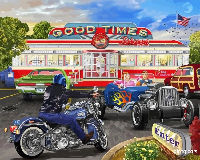 Good Times Diner Painting By Numbers Kits.jpg