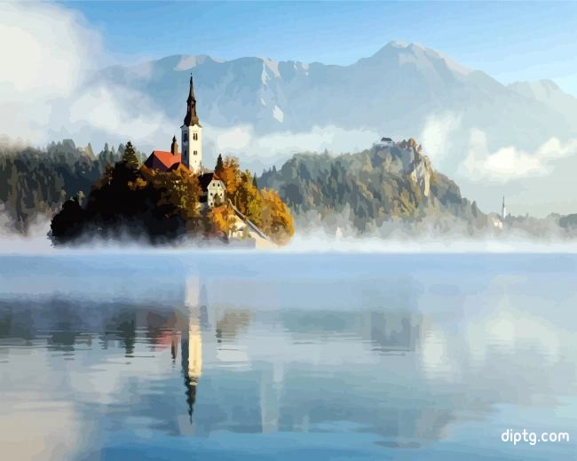 Bled Castle Painting By Numbers Kits.jpg