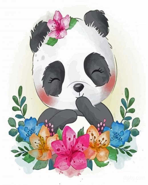 Shy Panda Painting By Numbers Kits.jpg