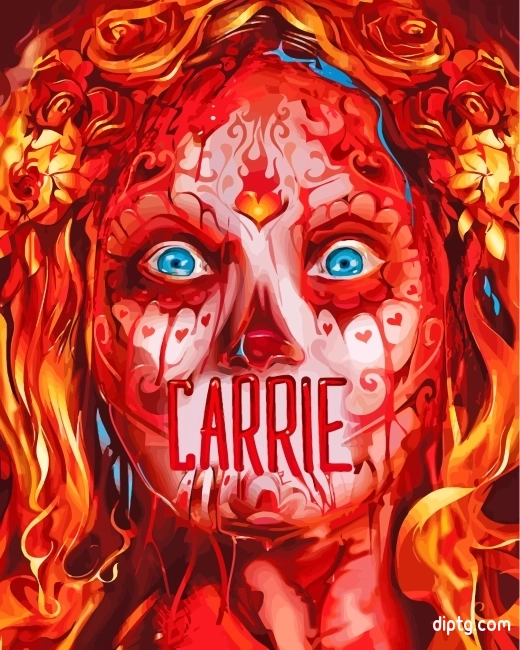 Horror Movie Carrie Painting By Numbers Kits.jpg