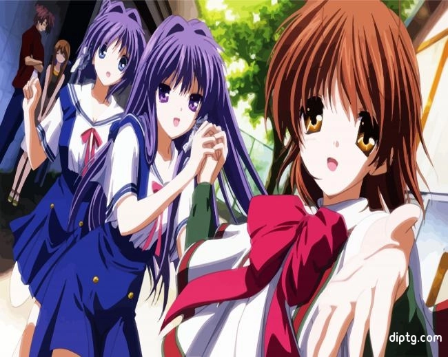 Clannad Anime Painting By Numbers Kits.jpg