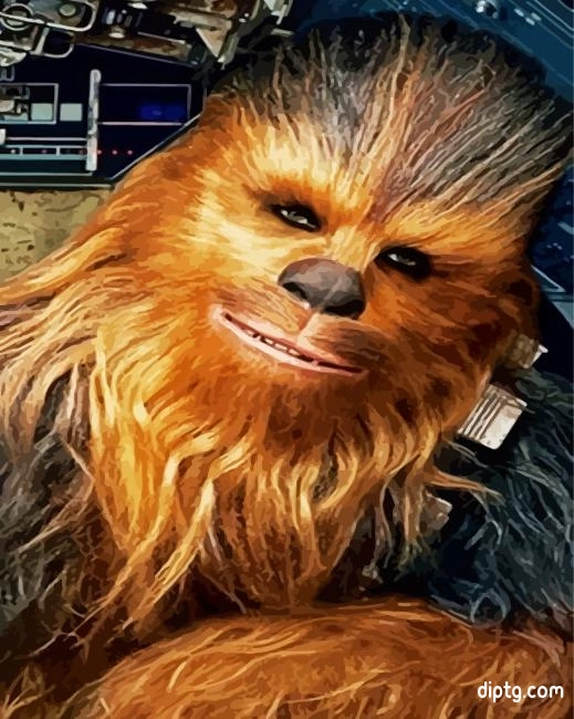 Aesthetic Chewbacca Painting By Numbers Kits.jpg