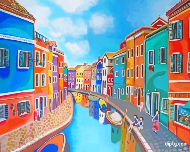 Italy Burano Painting By Numbers Kits.jpg