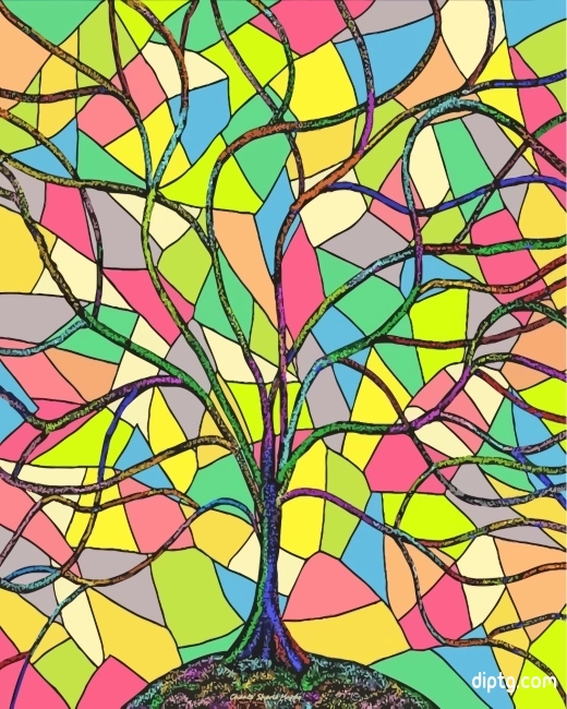 Stained Glass Tree Painting By Numbers Kits.jpg